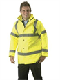 Hi visibility work jackets, waistcoats, trousers etc.